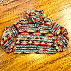 Aztec Cropped Sweater